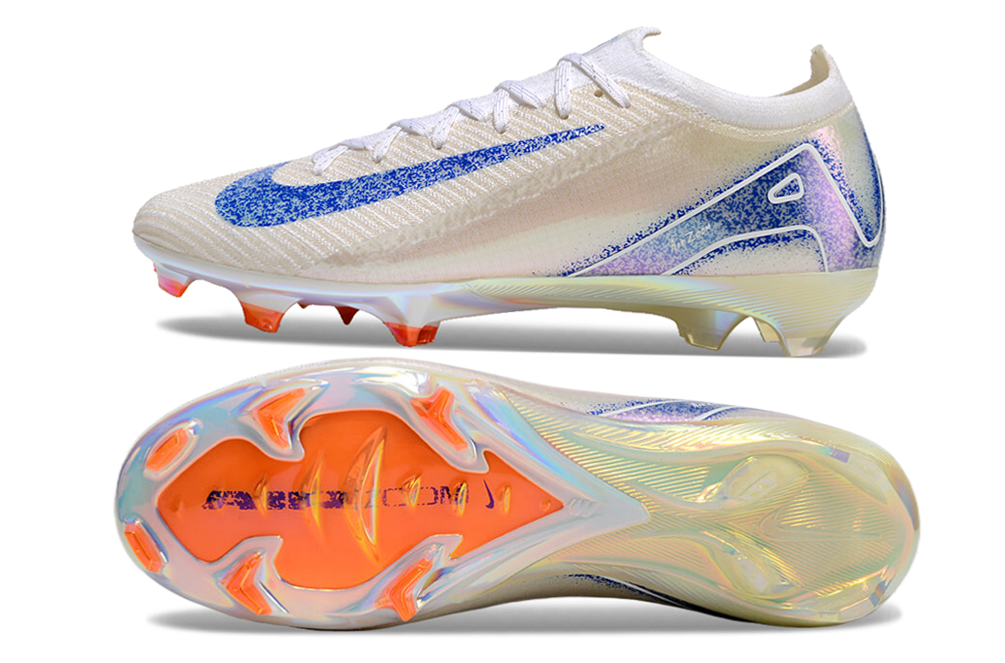 Ghete Fotbal Nike Air Zoom Mercurial Vapor 16 Elite FG-Beige/Blue/Orange