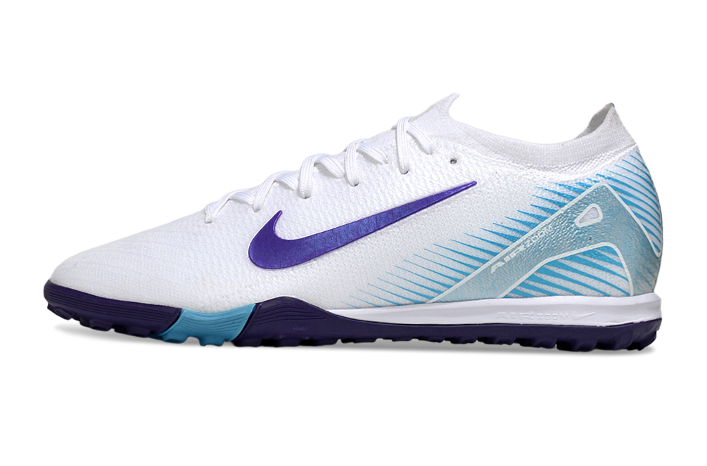 Ghete Sintetic Nike Zoom Mercurial Vapor 16 Elite TF White/Blue/Purple