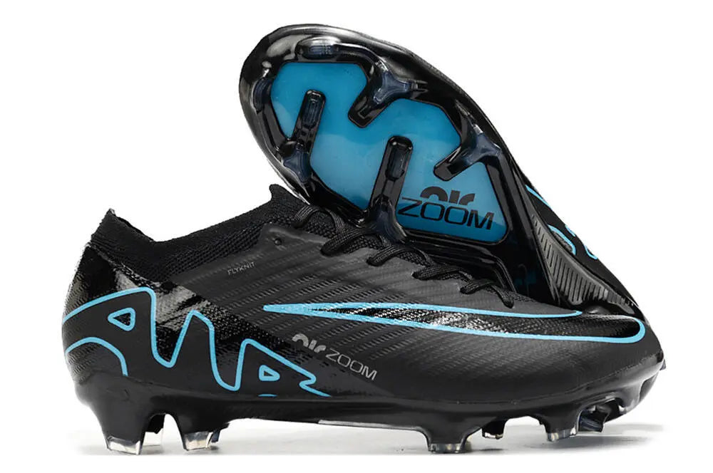 Ghete Fotbal Nike Mercurial Air Zoom Black-Blue FG